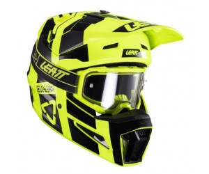 Шлем LEATT Helmet Moto 3.5 + Goggle [Citrus]